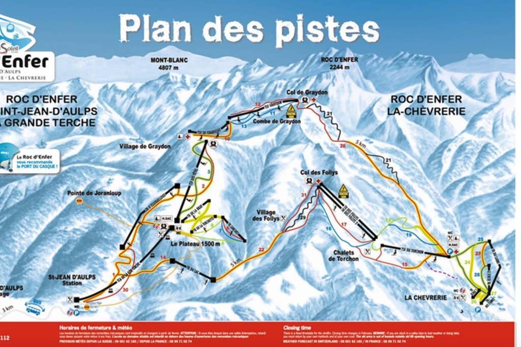 L'Enchalpe, Grand Et Lumineux Studio Avec Coin Montagne 5 Personnes, 60M Des Pistes, Piscine Couverte, Wifi, Grand Balcon Expo Est, Draps Non Compris Saint-Jean-dʼAulps Exterior foto