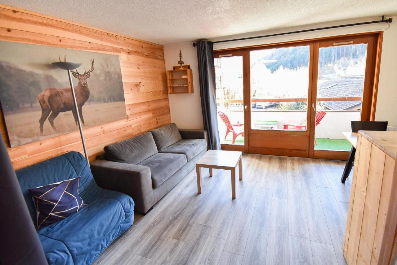 L'Enchalpe, Grand Et Lumineux Studio Avec Coin Montagne 5 Personnes, 60M Des Pistes, Piscine Couverte, Wifi, Grand Balcon Expo Est, Draps Non Compris Saint-Jean-dʼAulps Exterior foto